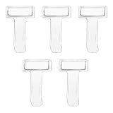 5 Pieces Self-Adhesive Transparent Car Parking Ticket Holder for Car