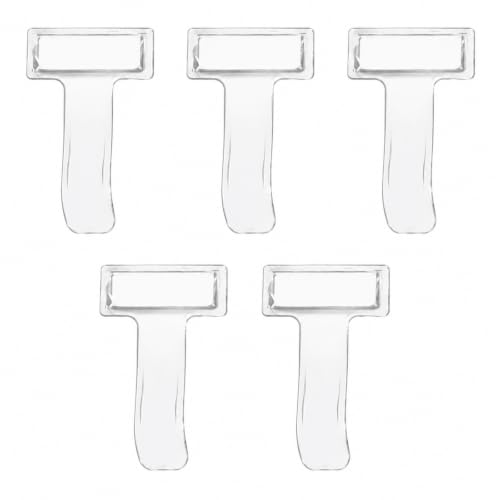 5 Pieces Self-Adhesive Transparent Car Parking Ticket Holder for Car