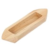 BESPORTBLE Kleines Holzboot Modell aus Naturholz Miniatur Bootsdekoration für Tisch Büro und Wohnzimmer Leichte Holzhandwerksfigur als Geschenk und Wohnaccessoire