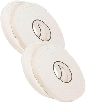 Draught Excluder Tape x20 Meters Draft Excluder for Windows & Doors - Easy Application Window Seal for Effective Window Insulation 9mm x5mm X4 5 Metre Rolls