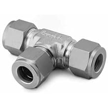 SWAGELOK SS-600-3-6-4 3/8 IN. X 3/8 IN. X 1/4 TUBE OD, REDUCING UNION TEE