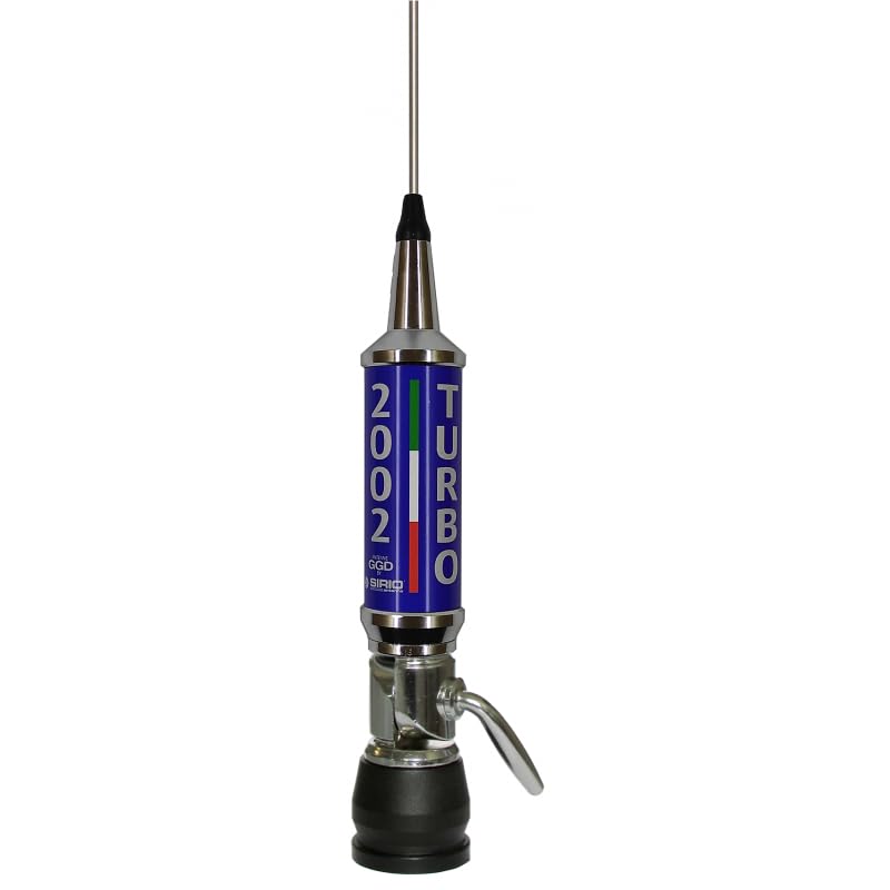 Materiali: Rame, Ottone cromato, Acciaio inox 17/7 PH, Termoplastica stabilizzata UV, Zamak - Altezza (approx): 1920 mm / 6.3 ft - Peso (approx): 730 gr / 1.61 lb - Tipo di montaggio: su connettore SO-239 (non incluso nella confezione