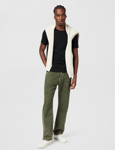Tommy Hilfiger Men's Stretch Cn Tee Ss 3Pack UM0UM03933 S/S T-Shirt, Multi (Black/White/Grey Heather), L – Ansicht 6