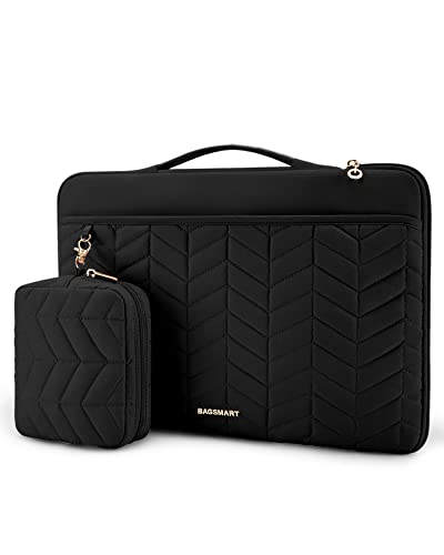 bagsmart Laptop Sleeve, Laptop Case Cover Compatible with 15-15.6 inch MacBook Air