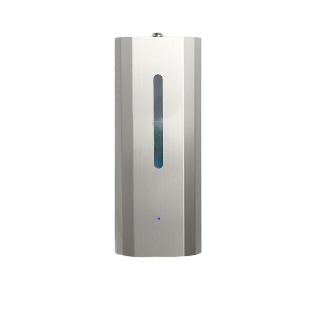 Pratico Dispenser Automatico di Sapone Dispenser di lozione in Acciaio Inossidabile Dispenser di Shampoo per Montaggio a Parete Liquido 1000 ml (35,2 Once) per lavello Popolare