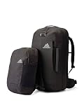 Gregory Active Travel - Border 50-15, plecak podróżny, 64 cm, 65 l, 2,8 kg, lekka torba podróżna, kieszeń na laptopa 15 cali, czarny (czarny porost)