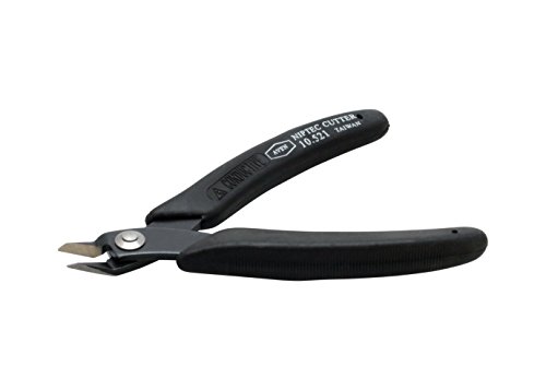 Aven 10521 1000 Series Niptec Cutter, Flush Cutting Edge, 18 AWG Cutting Capacity
