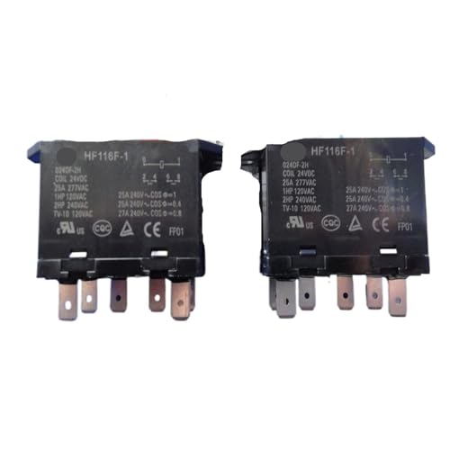 Relais HF116F-1/024DF-2H à haute isolation avec contacts robustes 25A