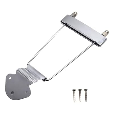 Compacts 132x74mm Guitar Bridge For Electric Guitars Anti Breakage Design With Secure Screw Fastening