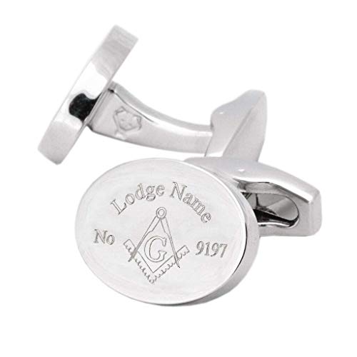 Boutons de manchette gravés personnalisables en argent - - boîte de luxe