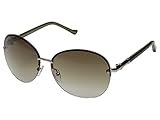 Ivanka Trump Women's 035-62 Gold/Green Sunglasses