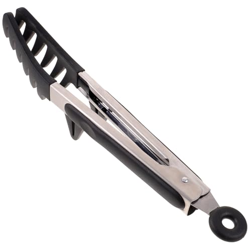 LIGIGWASH Pinza De Silicona De Resistente Al Calor Para Pasta y Comida Inoxidable Antióxido Clip Reutilizable Para Uso Diario Cocina Para Espaguetis Pan Ensalada y Barbacoa