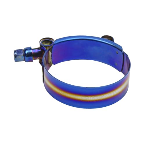 Kyostar — Parafuso em T de aço inoxidável ajustável, braçadeira azul de titânio com diâmetro de 45 m