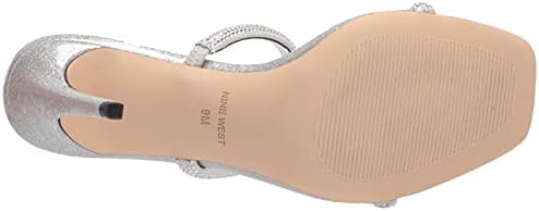 Nine West Women's Zarleen2 Pump, Silver, 5 | Image 3