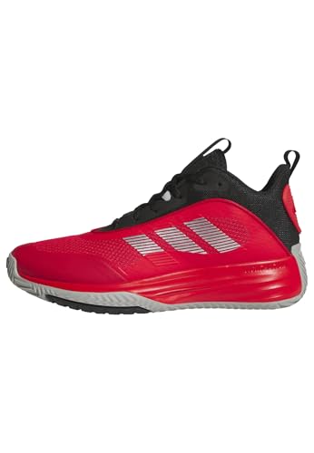 adidas Uomo Ownthegame 3.0 Shoes, Pure Ruby/Silver Met./Core Black, 41 1/3 EU