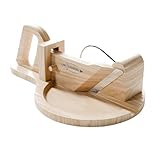 DURANDAL - Trancheuse à saucisson guillotine en bois Aper'Hop I Coupe manuelle sécurisée pour charcuterie, fromage I Lame acier inoxydable I Idée cadeau apéro