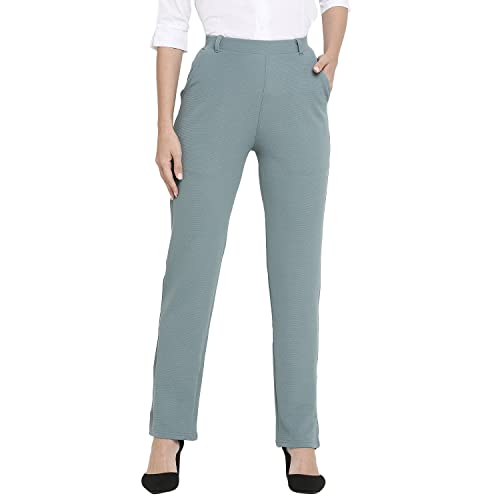 Image of Smarty Pants Women's Cotton Straight Leg Formal Trouser
