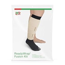 ReadyWrap Fusion Leg Wrap Compression Kit, with Liner, Black Regular Length, Large