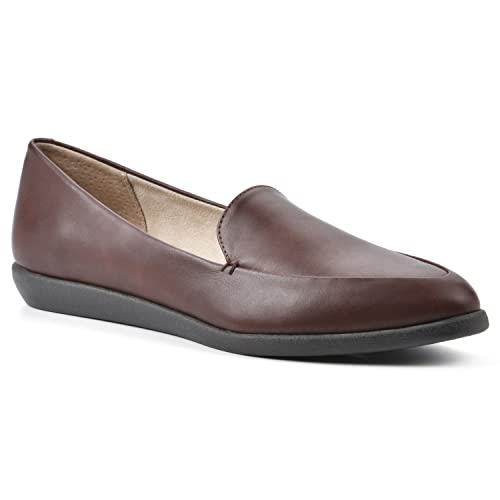 Image of CLIFFS BY WHITE MOUNTAIN Women's Mint Tailored Loafer Flat