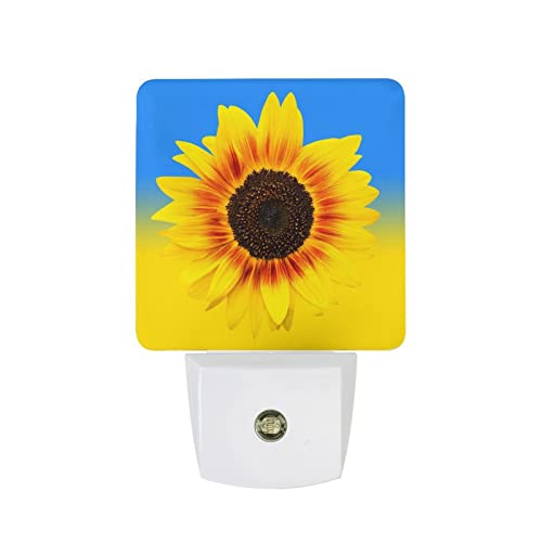 Acozuhse Led Night Lights Lamp With Dusk To Dawn Sensor, Bright Yellow Sunflowers Head Night Lamp, Night Lights Plug Into Wall For Kids Room, Bedroom, Bathroom, Kitchen, Hallway #TOP15