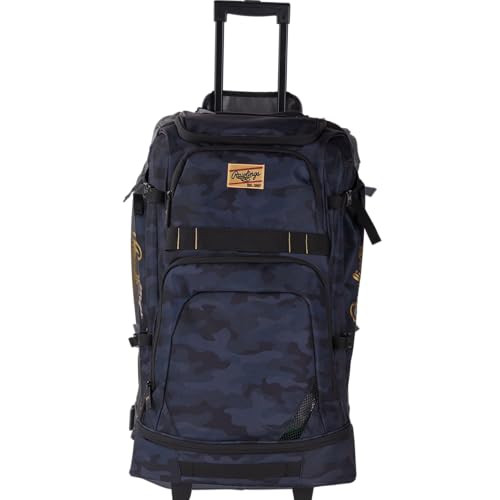 Rawlings | GOLD COLLECTION Wheeled Equipment Bag | Black Camo
