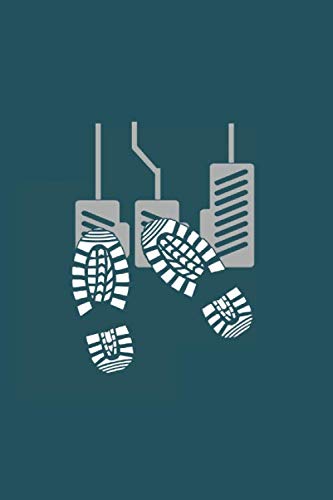 Pedal: Cool Animated Sayings Design For Car Racer Professional Novelty notebook Composition Gift (6"x9") Lined Notebook to write in