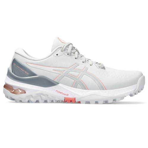 ASICS Women's Gel-Kayano ACE 2 Golf Shoes, 6, Glacier Grey/Guava