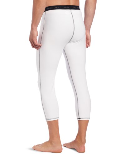 Pearl Izumi Calça masculina Transfer 3 Quater, GG, branca