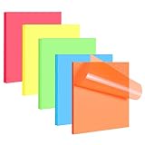 250pcs Notes autocollantes transparentes, Notes autocollantes colorées Notes autocollantes transparentes Notes autocollantes transparentes pour écrire dans des livres de texte