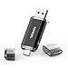 Price comparison product image TOPESEL 128GB USB 3.0 Type C Dual OTG Flash Drive USB C Thumb Drive Memory Stick for USB-C Smartphones,Tablets, Samsung Galaxy S8, S8 Plus, Note 8, Black