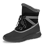 BareTraps Womens Bandie Water-Resistant Bootie, Black, Size 8.0