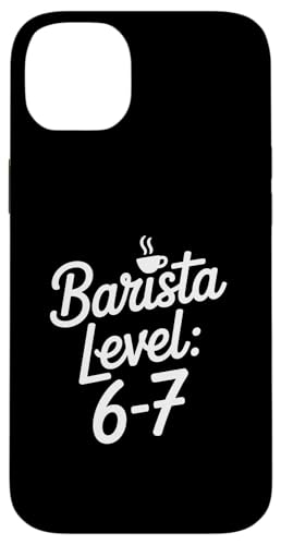 �o���X�^ �R�[�q�[ Barista Level: 6 7 �J�t�F ���[���A �W���[�N �X�}�z�P�[�X iPhone 14 Plus �p