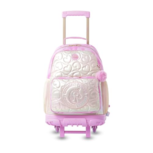 Mochila escolar con ruedas TOTTO grande 31L Unicorn Kisses con bolsillos