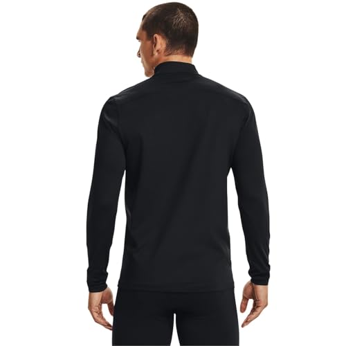 Under Armour Men's Tac Mock ColdGear Infrared Base T-Shirt, Black (001)/Black, XX-Large by Under Armour - Used condition - Image 3