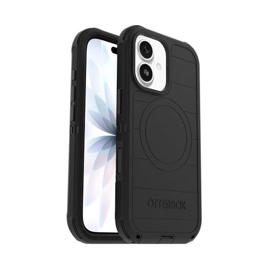 Image of OtterBox iPhone 17 Defender Pro Series Case - Black - Tough, Rugged & Durable iPhone Case, Snaps on MagSafe