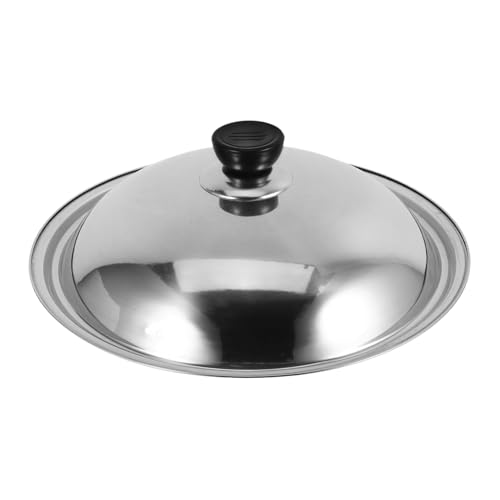 HOLIDYOYO Coperchio Per Pentola in Acciaio e Coperchio Rotondo Per Pentola Domestica Facile Da Pulire Accessorio Pratico Per Cucina