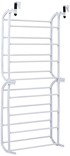Whitmor 24 Pair Over The Door Shoe Rack-White #TOP2