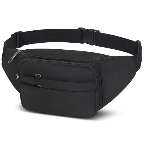 Bumbags dla kobiet i mężczyzn Modna torba nerka z 6 kieszeniami na zamek błyskawiczny, dużyopałność, talia nerka, saszetka na podróż, sport, świeżym powietrzu, codzienne użycie, plecak