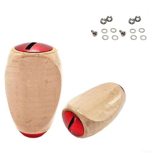 Pure Cork Reel Knob for Daiwa for tatula for zillion for alphas(red 2set)