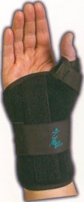 Med Spec Ryno Lacer Wrist Support Short, Black, Large Right