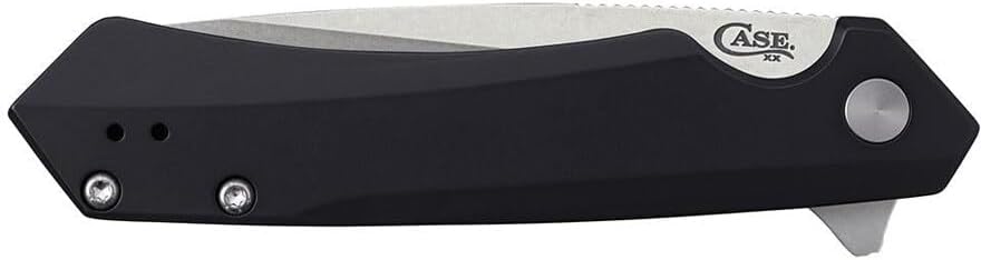 CASE XX Kinzua Frame Lock 64665 Knife S35VN Stainless Steel and Black Aluminum Pocket Knives