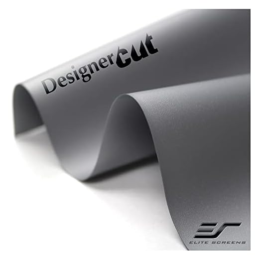 Elite Screens Designer Cut Series, 135-inch 16:9, 8K / 4K Ultra HD Ambient Light Rejecting DIY Raw Projector Screen Material, True ALR Capable Projection Screen, RM-135H-CINEGREY3D