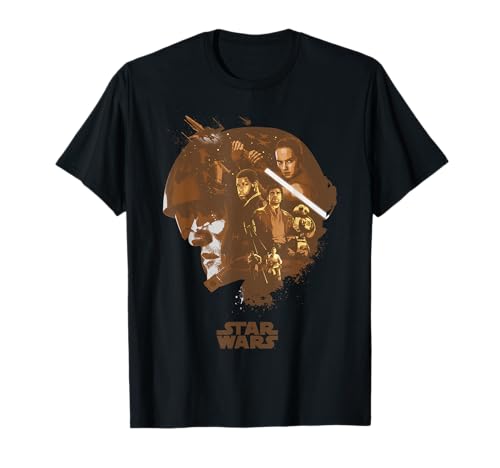 T-shirt Star Wars Poe Head Fill vêtement coton manches courtes homme
