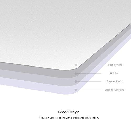 UPPERCASE GhostPaper Premium Paper feel Texture Film, Matte Screen Protector for Writing, Sketching, Drawing Compatible with iPad Pro 11\" with or without M1 Chips or 2020 iPad Air 10.9\"