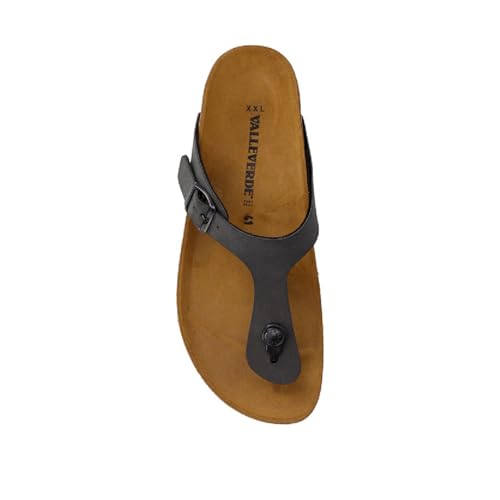 Sandales Valleverde Noir VG9930 en Cuir Haut de Gamme