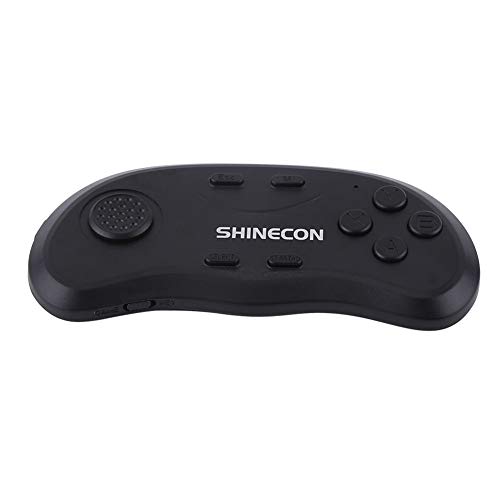 Dpofirs VR Shinecon Wireless Bluetooth 3.0 Game Remote Controller, Mini Game Cosole Controller, ARM968E-S Core, Handle Gamepad for OSX Android PC - Black