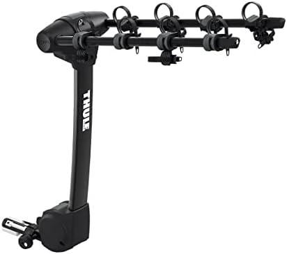 Thule Apex XT Hanging Hitch Bike Rack, Carries 4 Bikes, Perfect for Traveling with Multiple Bikes - Quick, Tool-Free Installation, Suitable for a Wide Variety of Bike Sizes and Frame Styles, Black
