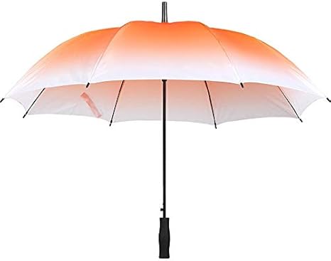 Amazon Home 傘 グラデーション透明なロングハンドル雨の傘ウルトラライト女性や子供をクリア雨傘は半自動女性傘 1111 Color Orange Home 長傘 通販