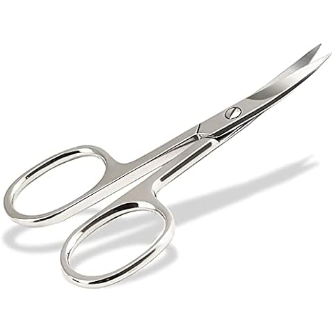Solingen Erbe Left-Handed Nail Scissors with Curved Blade Cover