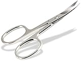 Linkshänder Nagelschere mit gebogener Schnittfläche Premium Qualität Extra Scharfe Schnittfläche